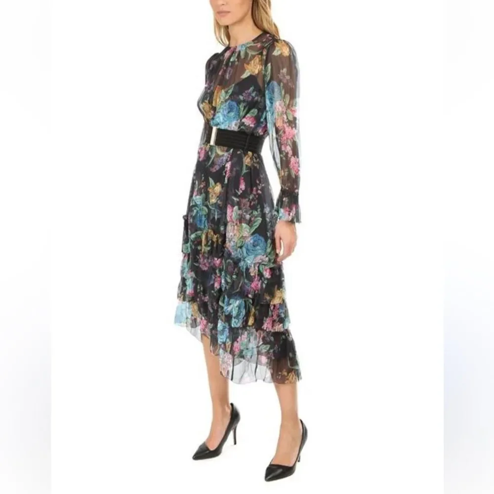 NWOT Zimmermann  ninety six Floral Black Dress - Picture 5 of 14